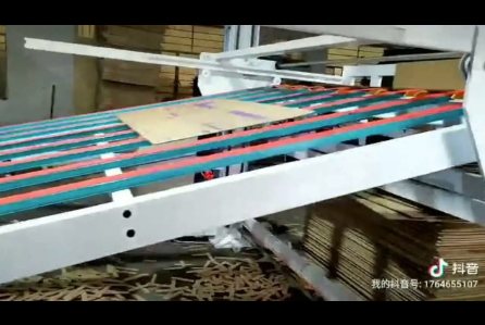 前緣送紙雙色印刷開槽大聯(lián)動(dòng)，高速機(jī)視頻