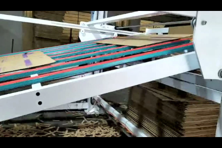 全自動(dòng)雙色印刷開槽機(jī)視頻